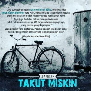 Read more about the article Jangan Takut Miskin